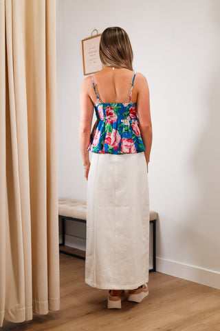 Summer tops, floral tank top, floral pint, tank tops