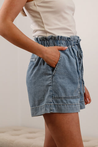 Paper Bag - Chambray Shorts