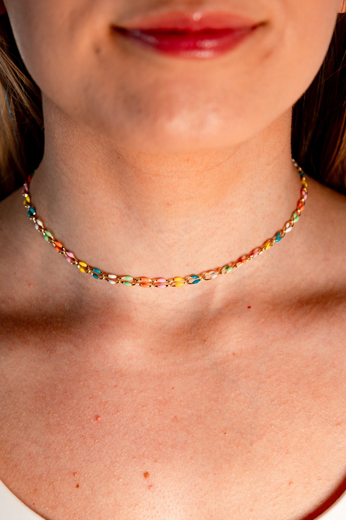 Paulina - Colorful Choker Necklace