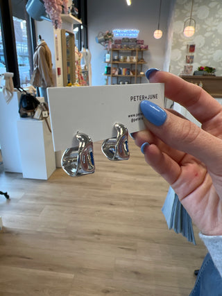 Chloe - Hoops - Silver