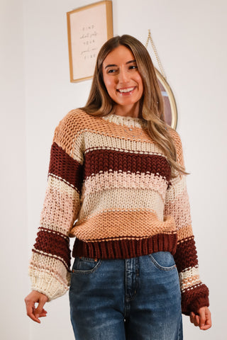 Fall Chunky Sweater, Butter Pecan Chunky sweater, Long fall sweater, Cute trendy fall sweater