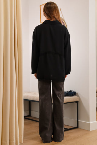 Far Out Wide Leg - Black - Daze Denim