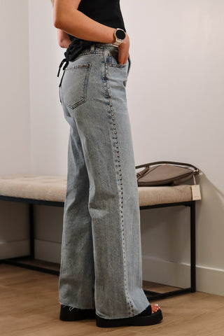 Far Out Studded Jeans - Daze Denim