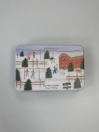 Tabac & Pine - Paddywax Tin Candle