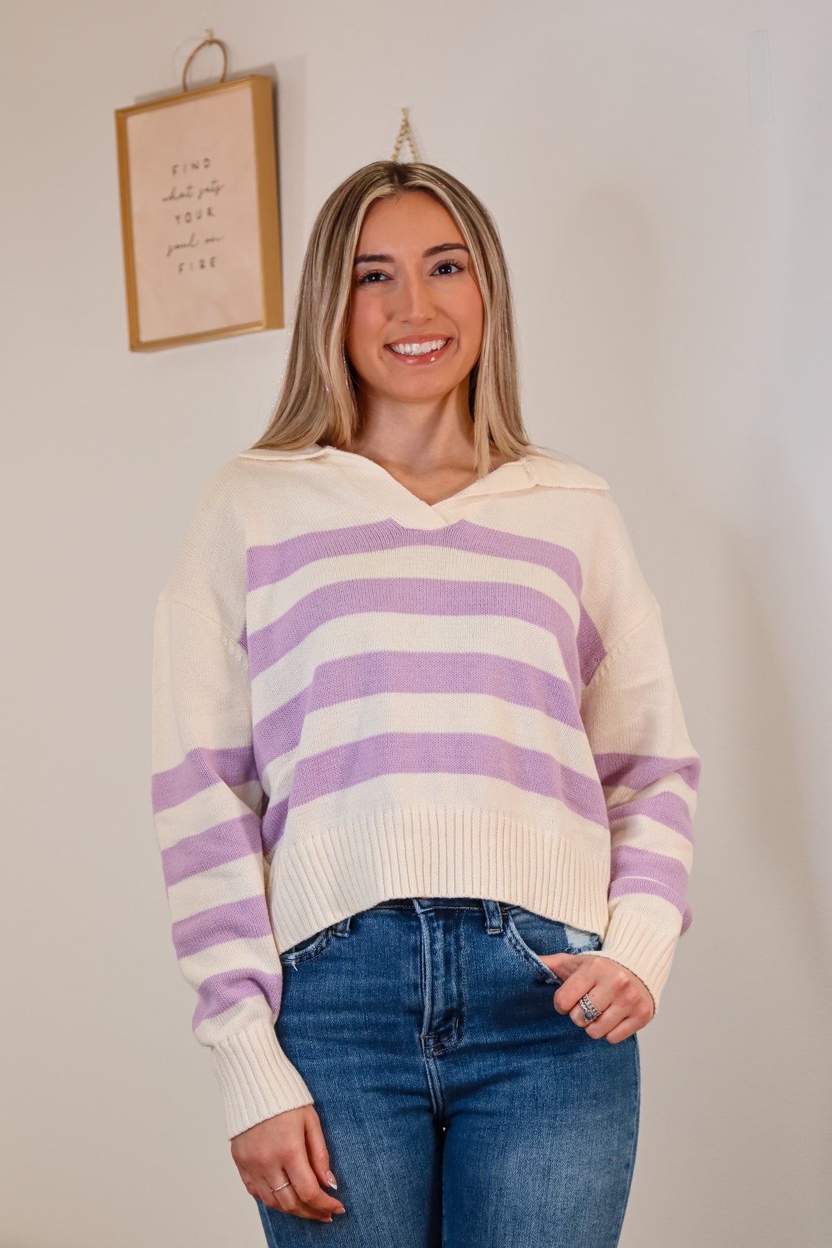 Living in Lavender - Sweater *Final Sale*