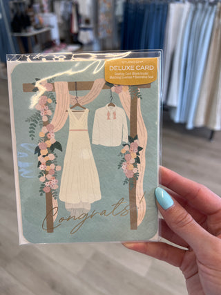 Congrats Bridal Outfit - Card