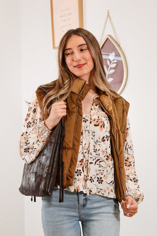 vest, vests, fall outfit, fall outfit inspo, brown vest