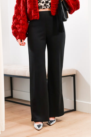 Black pants, Black comfortable Pants, Long wide leg black comfortable pants, Comoftable black wide leg work pants