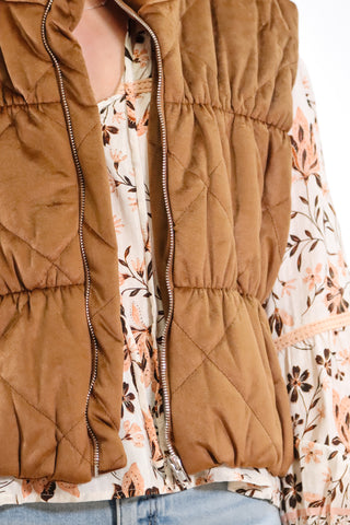 vest, vests, fall outfit, fall outfit inspo, brown vest