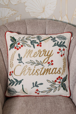 Christmas Pillow,  throw pillow, Holiday gift, tree pillow, merry Christmas pillow