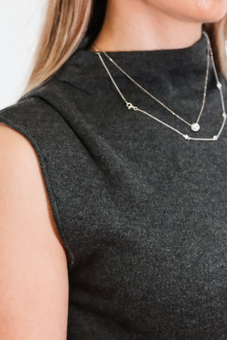 mock neck top, grey mock neck top, gray mock neck top, dark grey mock neck top, matching skirt set, fall tops, grey fall tops, gray fall tops, dark grey fall tops, dark gray fall tops, fall sets, grey fall sets, gray fall sets