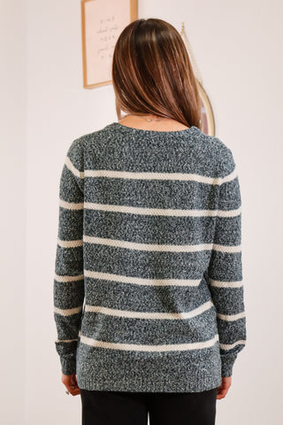 Stripped sweater, long stripped sweater, white and blue stripped sweater, white and blue sweater, fall sweaters