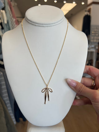 Bad To The Bow - Necklace