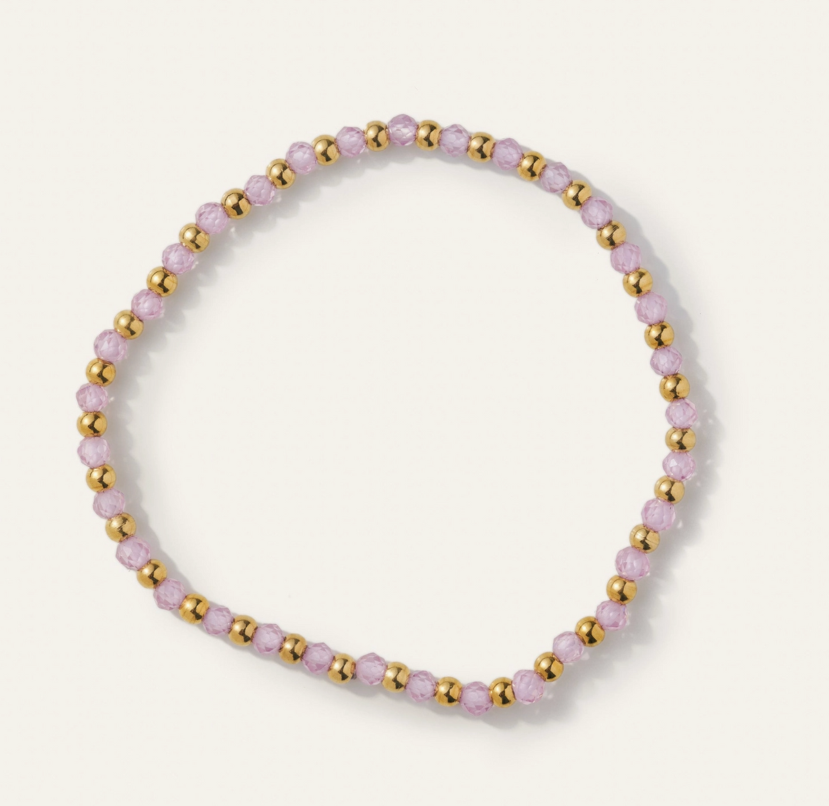 Pink Crystal - Elastic Bracelet