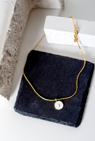 Catch You Lunar Necklace - White