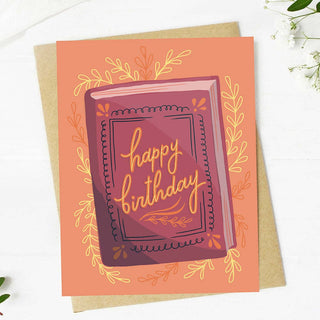Happy Birthday Bookish Greeting Card