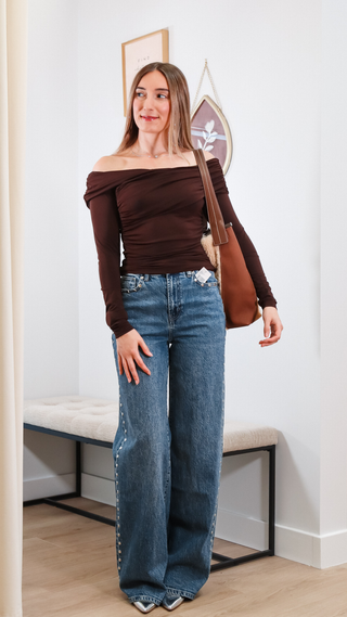 Hazel Off The ShoulderTop - ASTR The Label