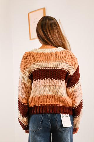 Fall Chunky Sweater, Butter Pecan Chunky sweater, Long fall sweater, Cute trendy fall sweater