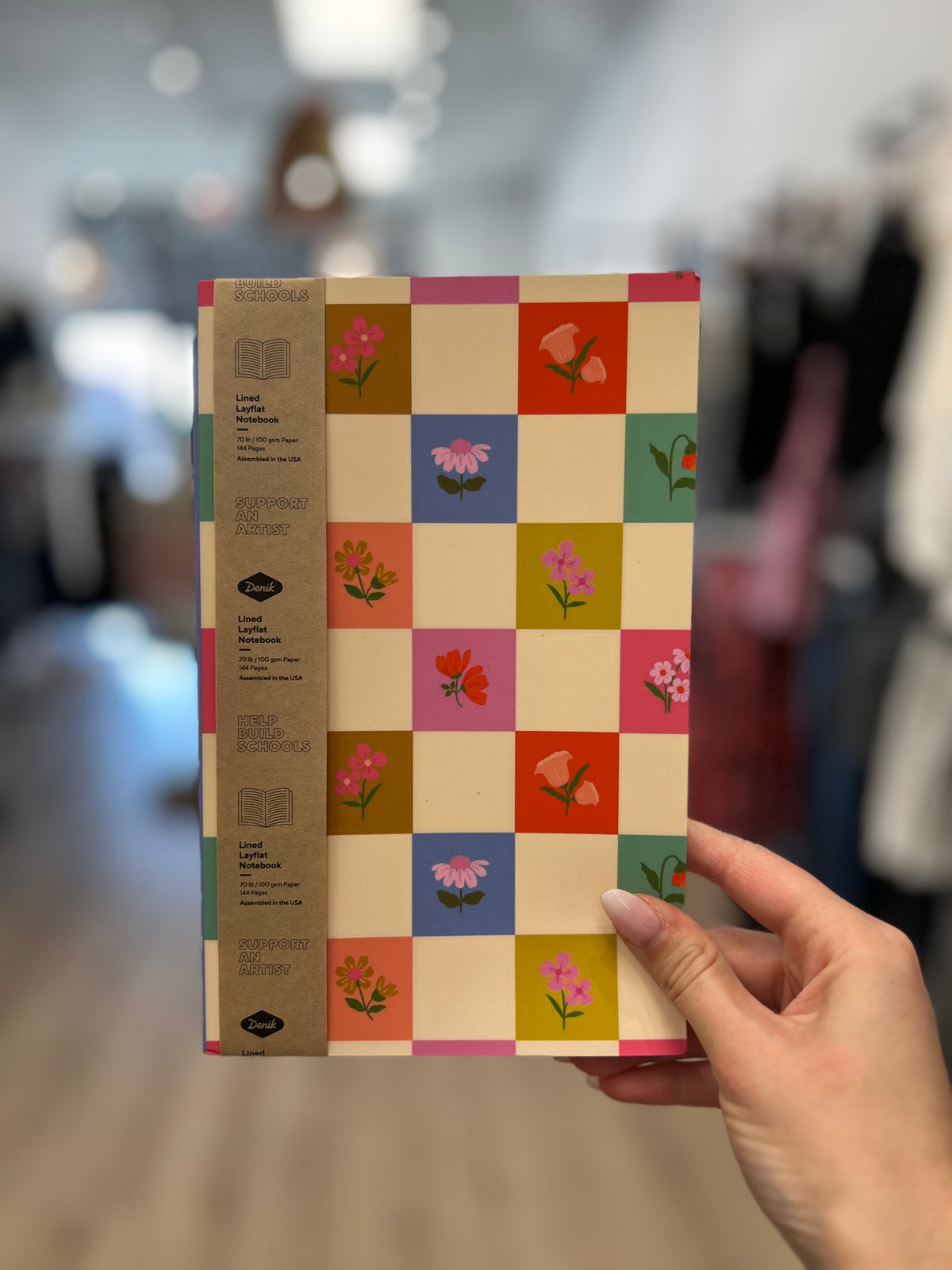 Petals & Checkers - Notebook