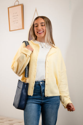 Sweater Weather - Cardigan - Yellow