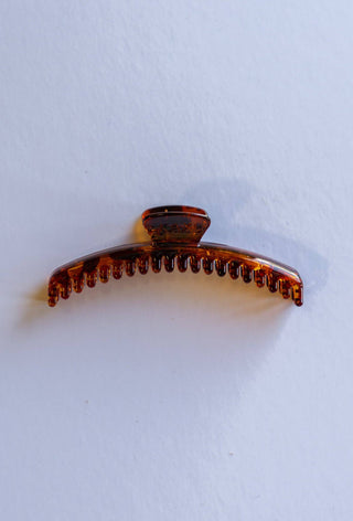 Shiny Midi Hold Everything Claw: DARK TORTOISE