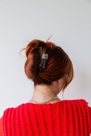 Shiny Midi Hold Everything Claw: DARK TORTOISE