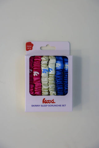 SKINNY SATIN SLEEP SCRUNCHIE SET: NEUTRAL PACK