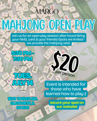 Mahjong Open Play July 14