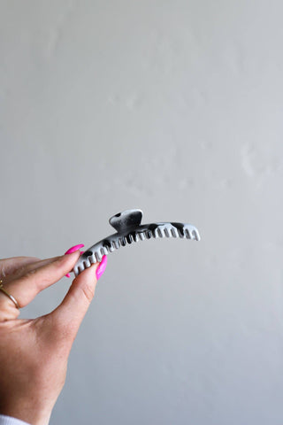 Shiny Mini Hold Everything Claw: NAVY BLUE