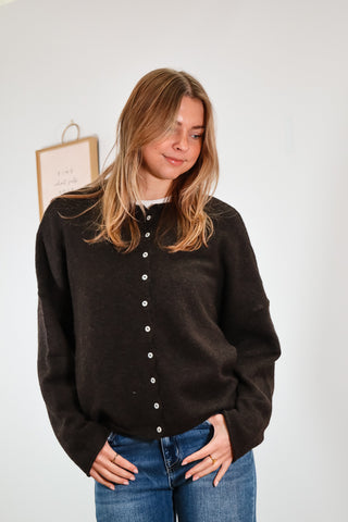 Sweater Weather - Cardigan - Brown