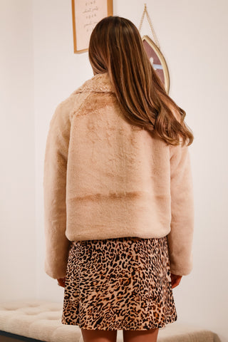 Light pink fur coat, mid length fur coat, fur coat pink, fall fur coat