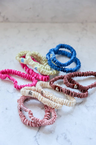 SKINNY SATIN SLEEP SCRUNCHIE SET: COLORFUL PACK