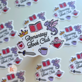 Book club sticker, cute stickers, vinyl stickers, girly stickers