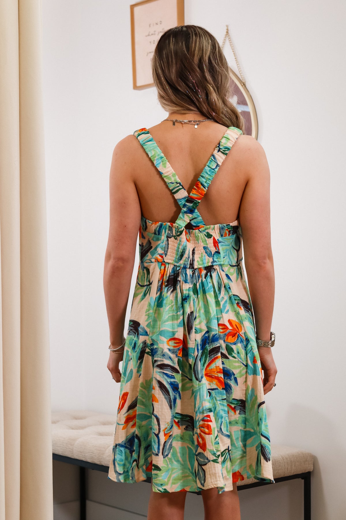 Summer dress, mini dress, floral dress, flowy dress 