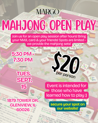 Mahjong Open Play September 15