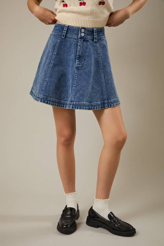 Zena Denim Skirt