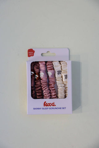 SKINNY SATIN SLEEP SCRUNCHIE SET: NEUTRAL PACK