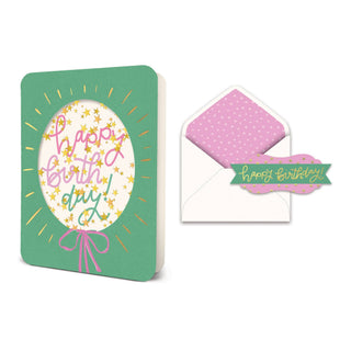 Born to Sparkle Deluxe Greeting Card