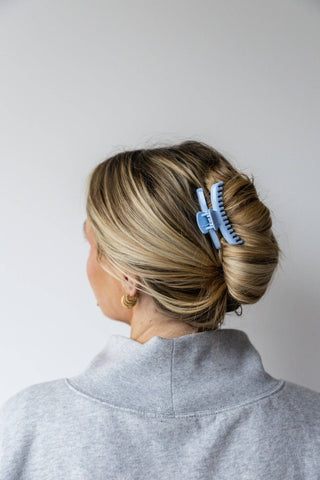 Shiny Mini Hold Everything Claw: NAVY BLUE