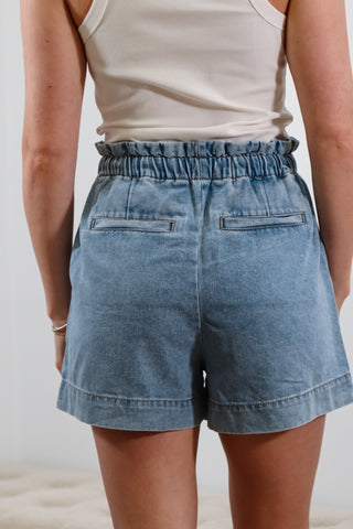 Paper Bag - Chambray Shorts