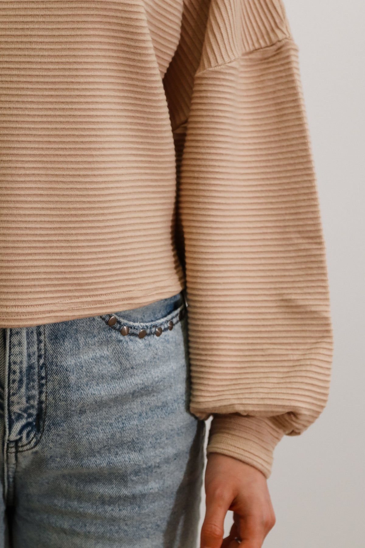 beige sweater, mid length beige fall sweater, beige fall textured sweater
