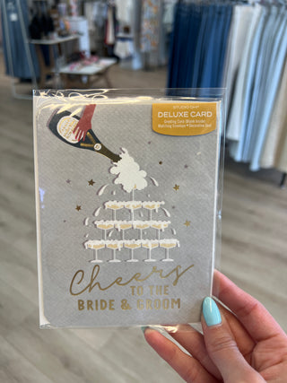 Cheers To The Bride & Groom - Card