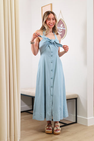 Blissful Blue - Midi Dress - ASTR The Label