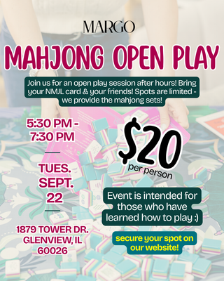 Mahjong Open Play September 22