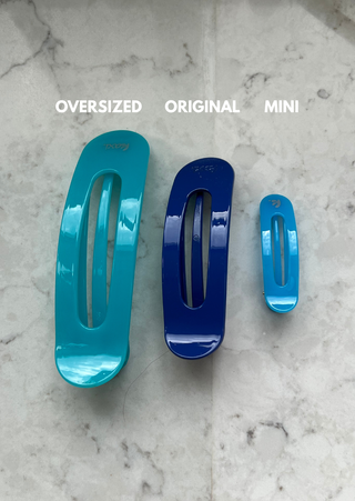 JELLY OVERSIZED LAY DOWN CLAW: BLUE