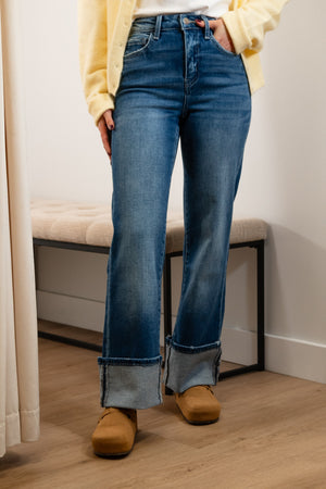 Courtney - Cuffed Jeans