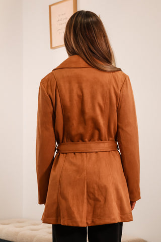 Coat, fall coat, belted coat, burnt sienna coat, fall outfit, fall outfit inspo