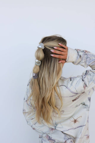 cute hair ties, colorful hair ties, thick hair ties, kaxi hair ties, hair ties that dont tip out your hair, hair ties that dont leave bumps in your hair, hair ties good for thick hair