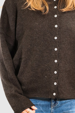 Sweater Weather - Cardigan - Brown