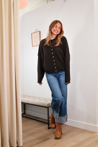 Sweater Weather - Cardigan - Brown